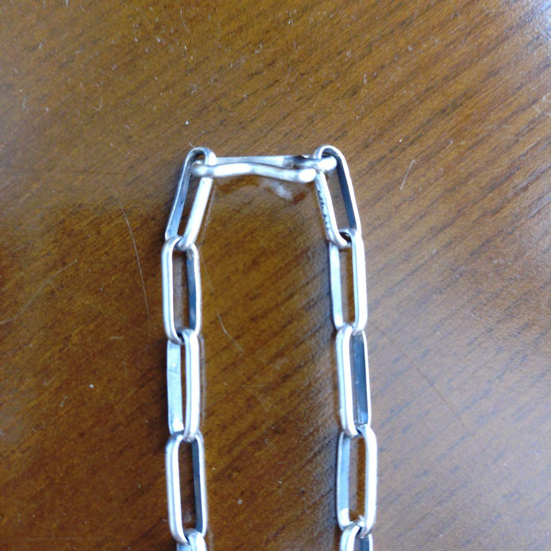 Larry Yazzie ナバホチェーン 細身 ネックレス 約52cm