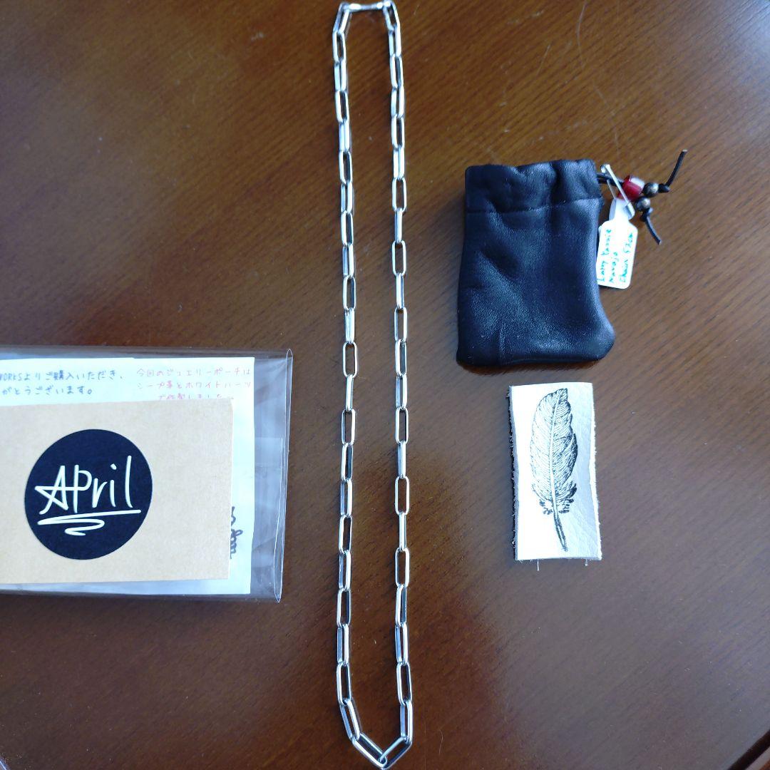 Larry Yazzie ナバホチェーン 細身 ネックレス 約52cm