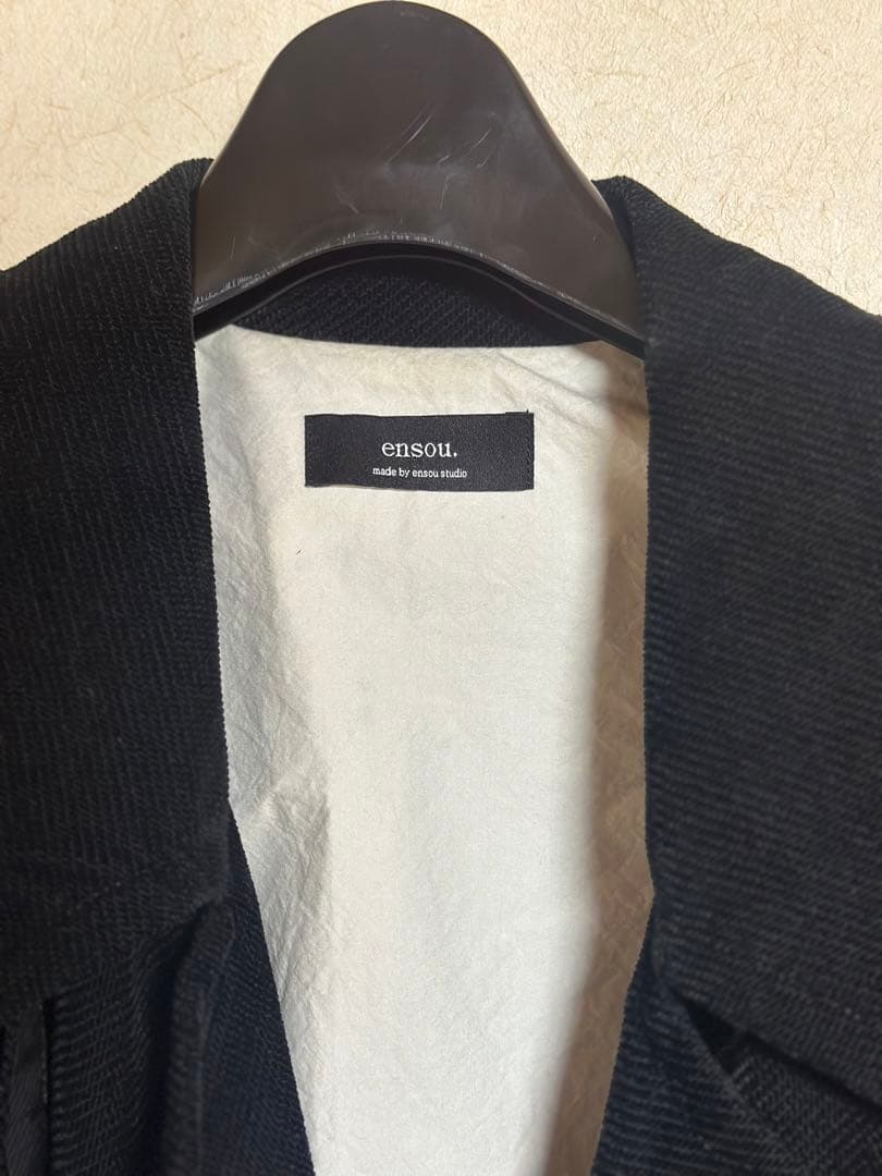 22AW ensou. ベルテッドトレンチコート