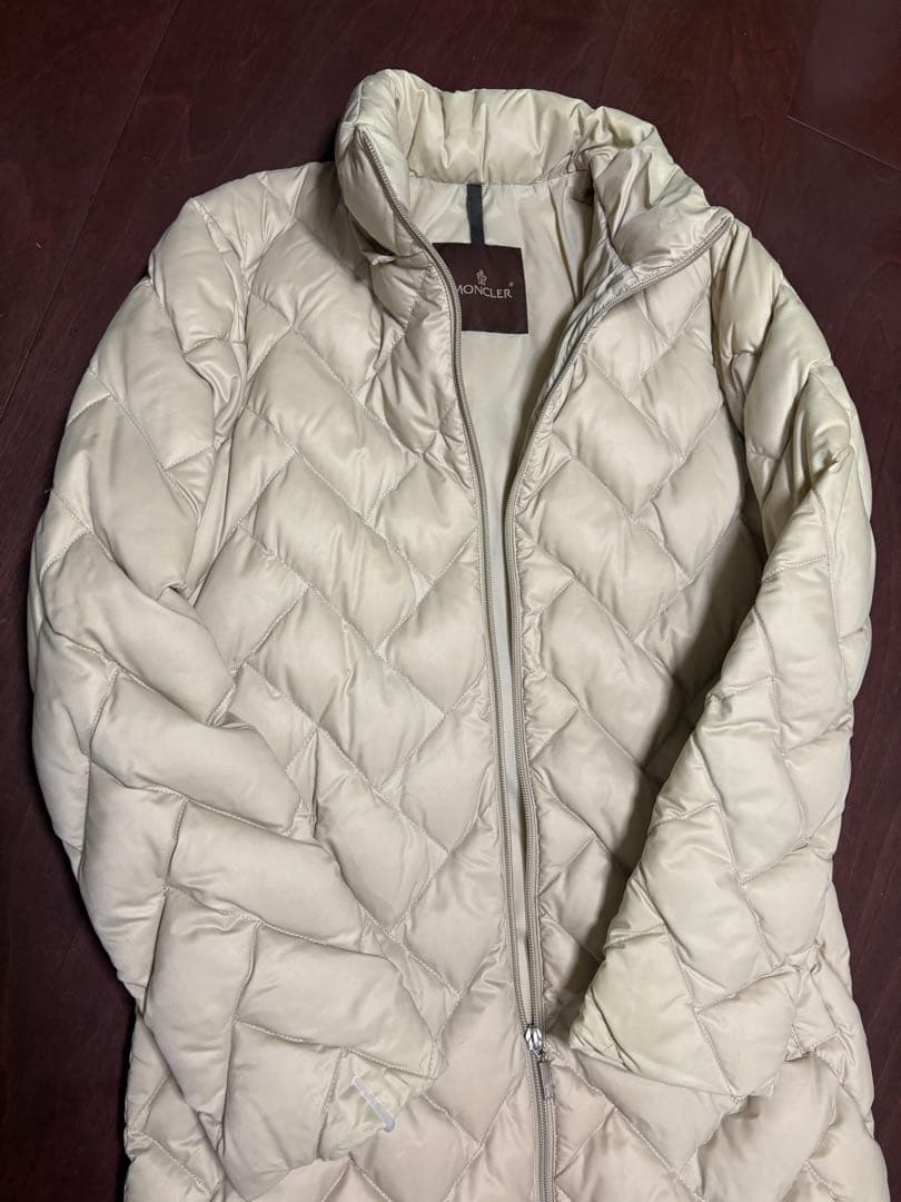MONCLER モンクレール アイボリー ダウンジャケット サイズ0