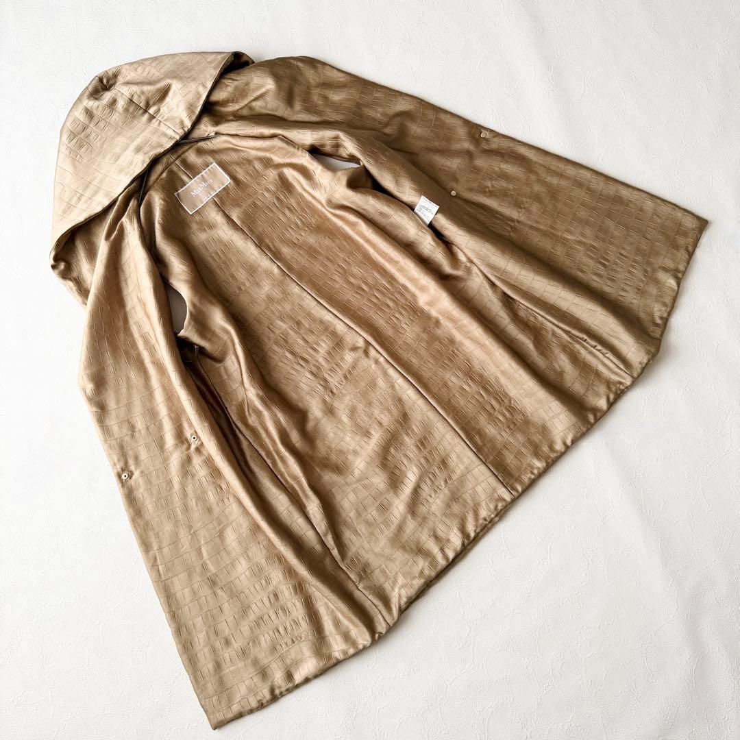 2409Z マックスマーラ クロコ柄 中綿ダウンベスト 大きいサイズ 2XL