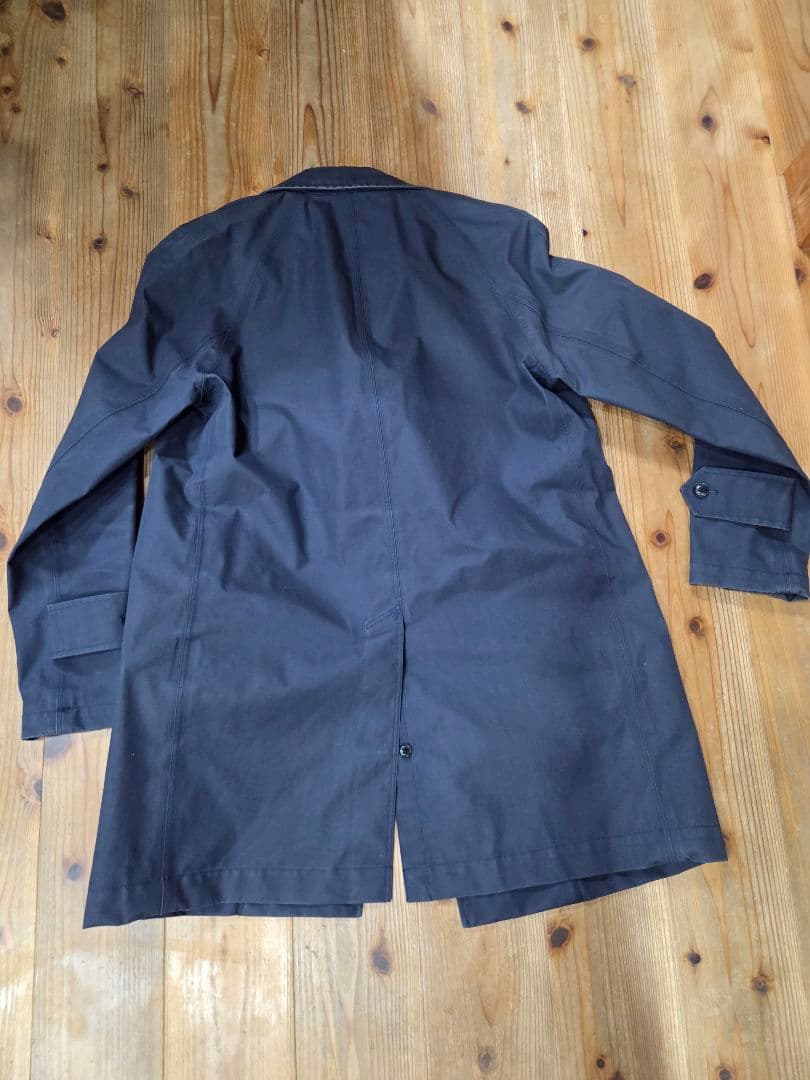 nanamica ステンカラーコート ネイビー S