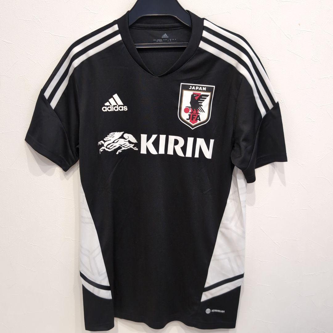 adidas 日本代表 サッカーシャツ 　２XOサイズ　ネイビージャージ　セット