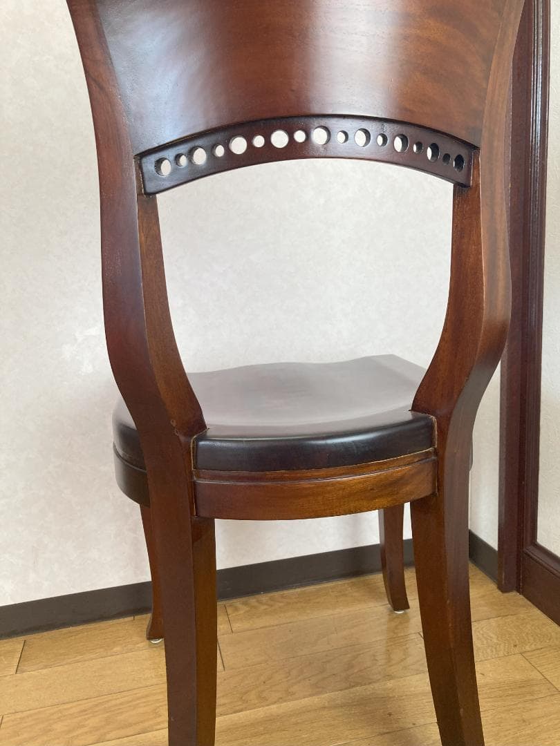 Lutiru 2　木製椅子 ダークブラウン