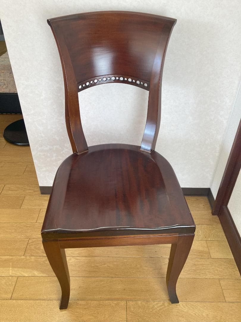 Lutiru 2　木製椅子 ダークブラウン