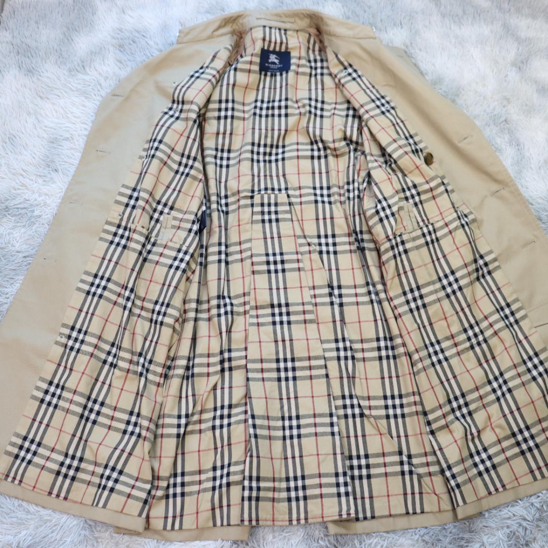 美品バーバリーロンドン✨トレンチコート　ノバチェック　ベルト　サイズ４８　英国製