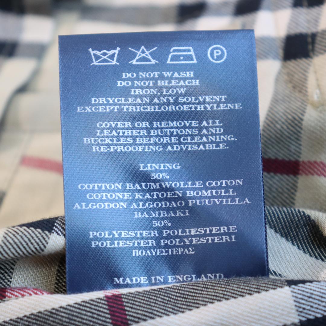 美品バーバリーロンドン✨トレンチコート　ノバチェック　ベルト　サイズ４８　英国製