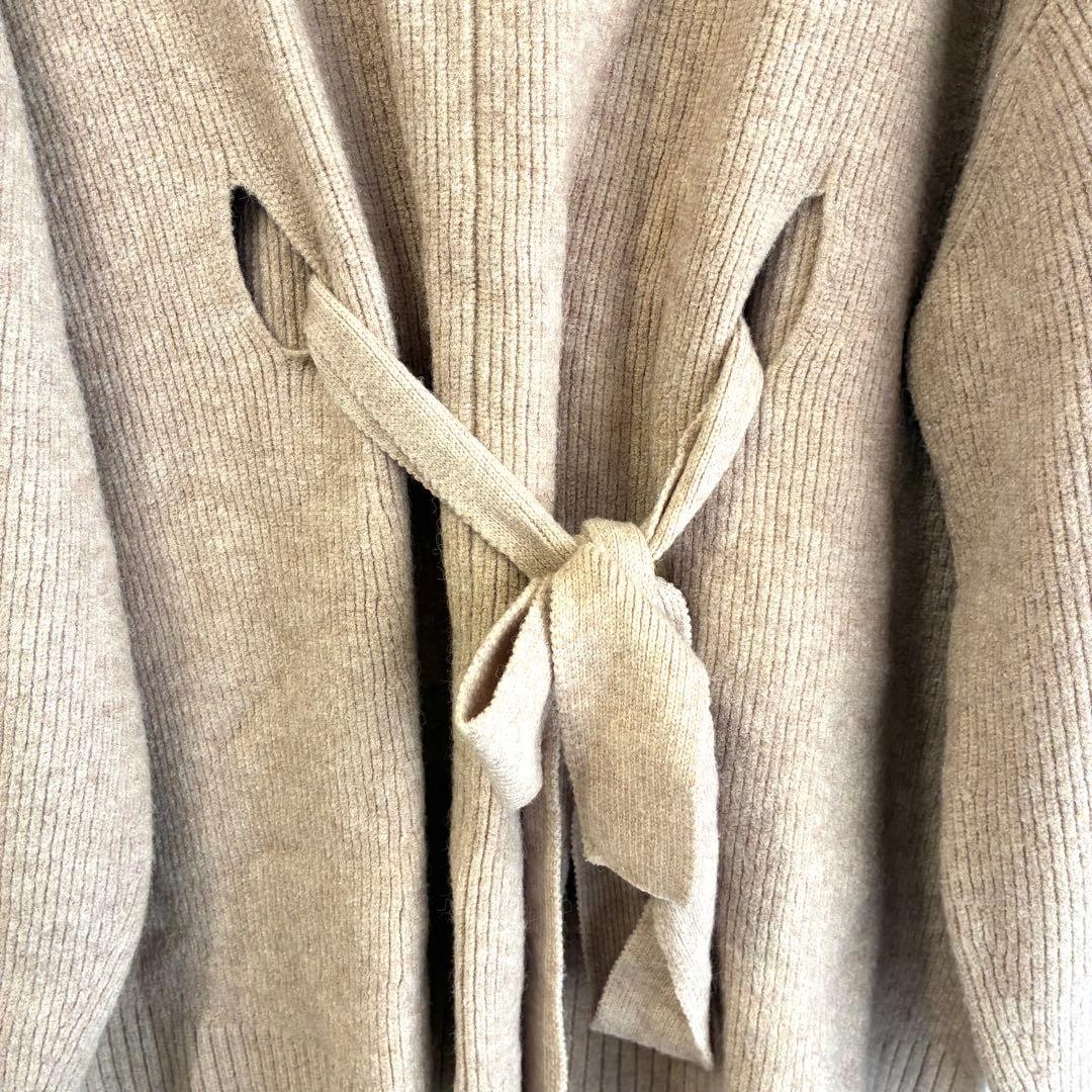 【美品】週末限定値下げ！CADUNE カデュネ　畔チュニックニット ベージュ