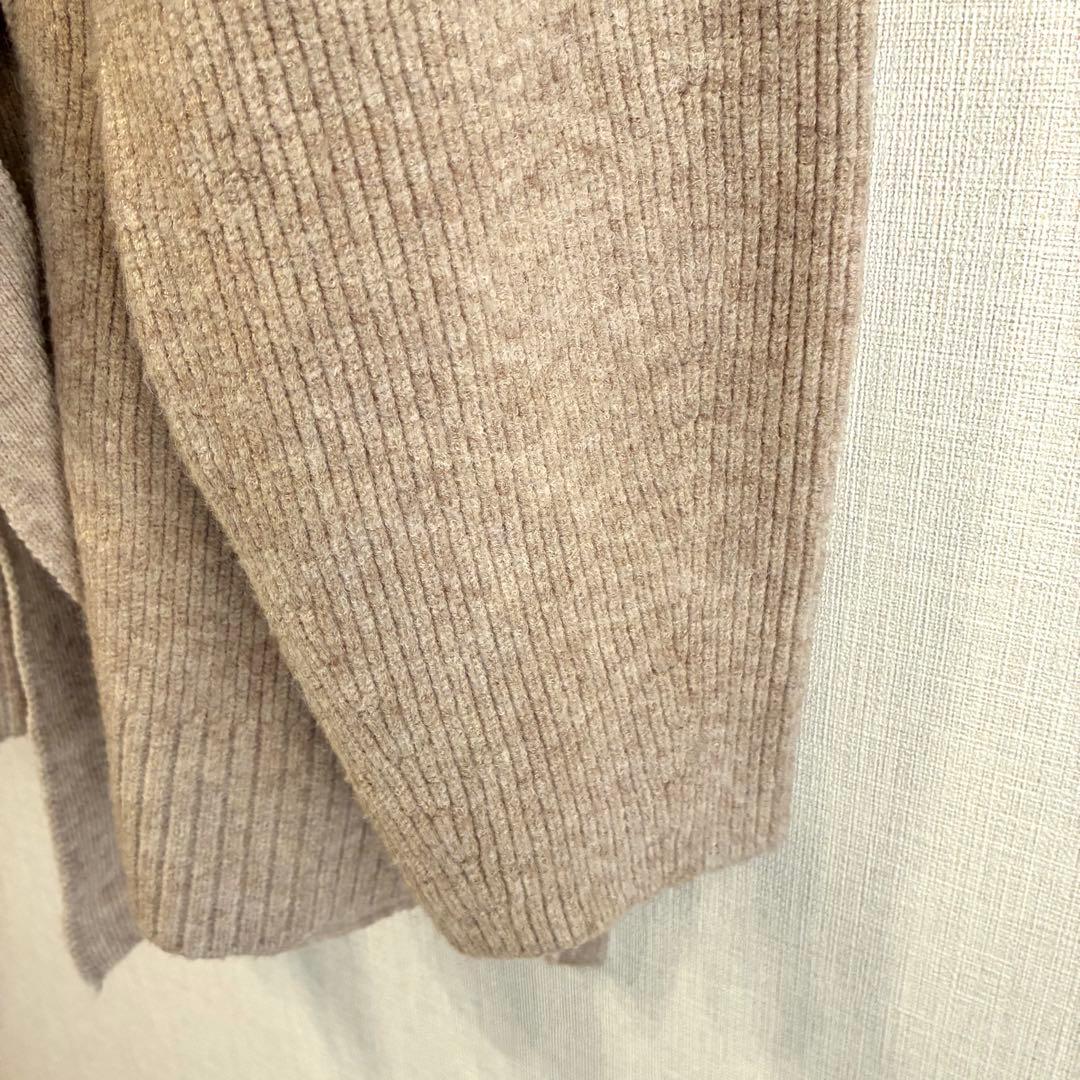 【美品】週末限定値下げ！CADUNE カデュネ　畔チュニックニット ベージュ