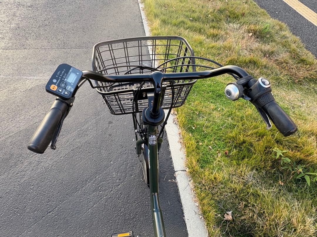 中古20インチPanasonic電動アシスト自転車　8.9Ahバッテリー新品