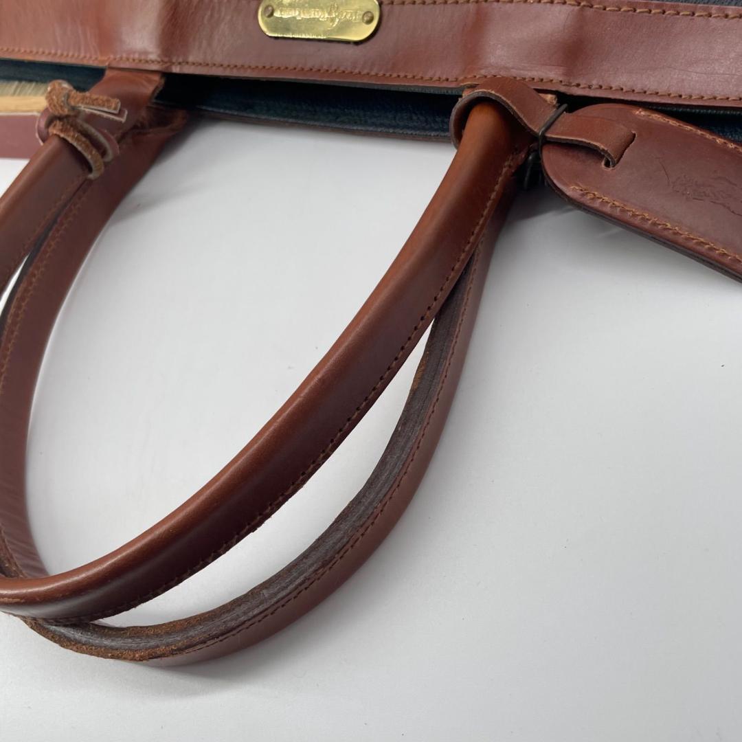 15446✨希少✨ポロラルフローレン 大容量 トートバッグ ブラックチェック