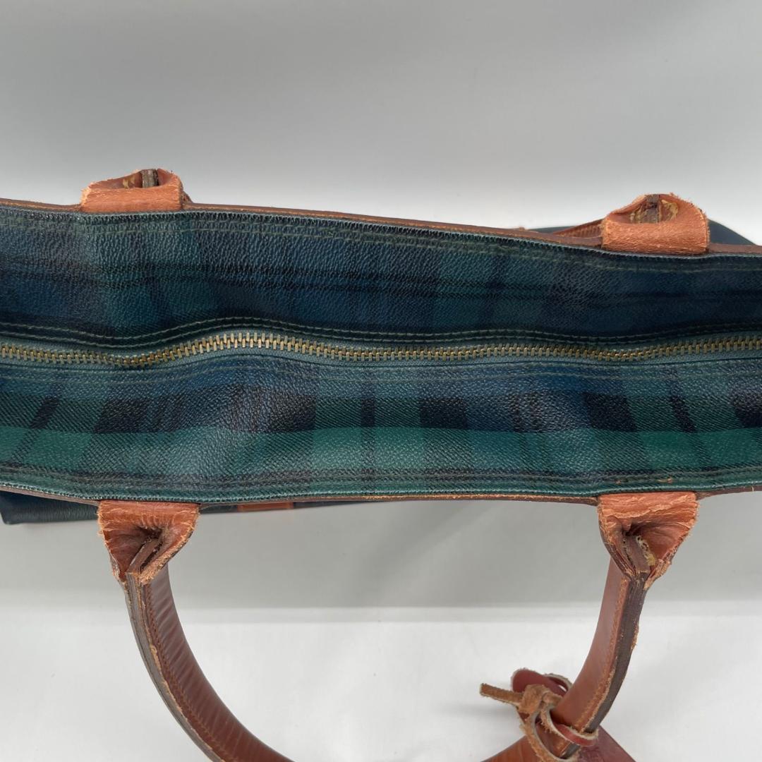 15446✨希少✨ポロラルフローレン 大容量 トートバッグ ブラックチェック