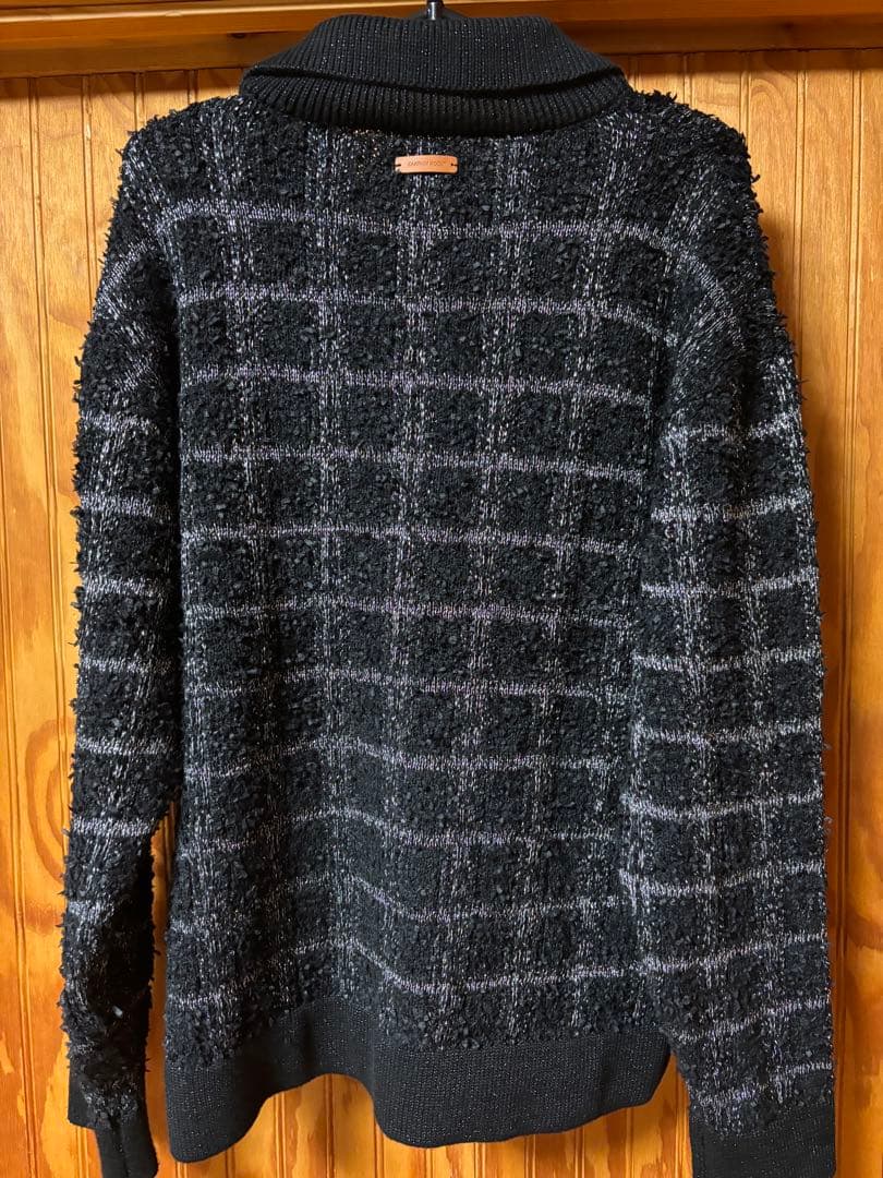 RAME TWEED KNIT L/S SHIRT / ラメツイードニットシャツ