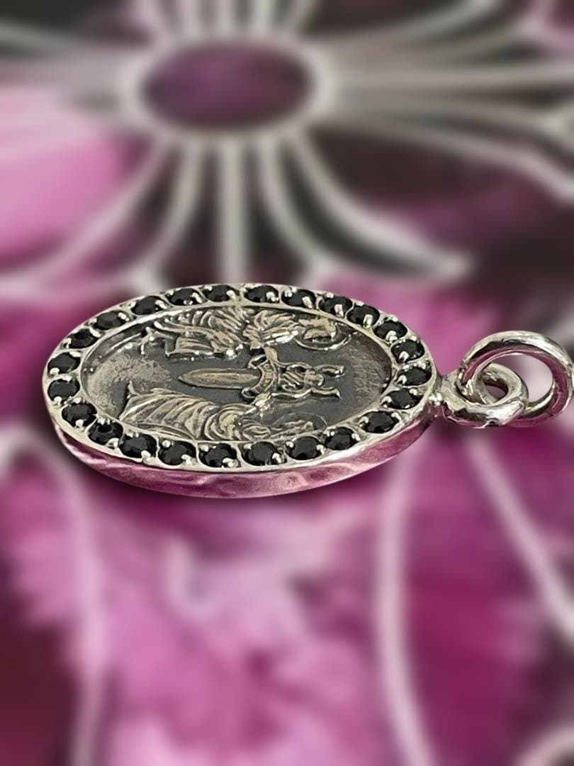 Chrome Hearts エンジェルメダルV２　パヴェ　インボイス