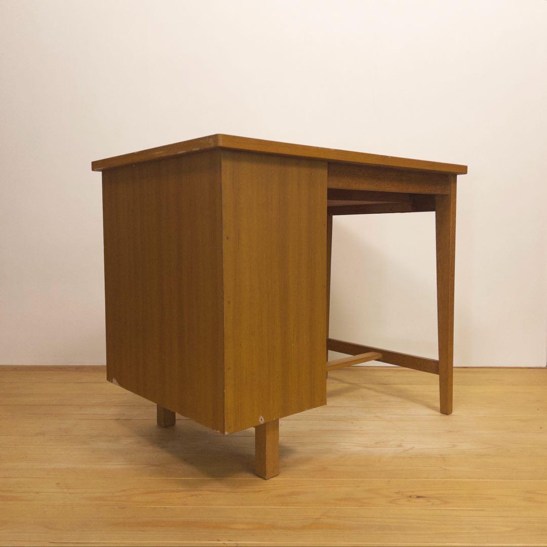 机　デスク　作業机　M073　古道具　古家具　ビンテージ　アンティーク　レトロ