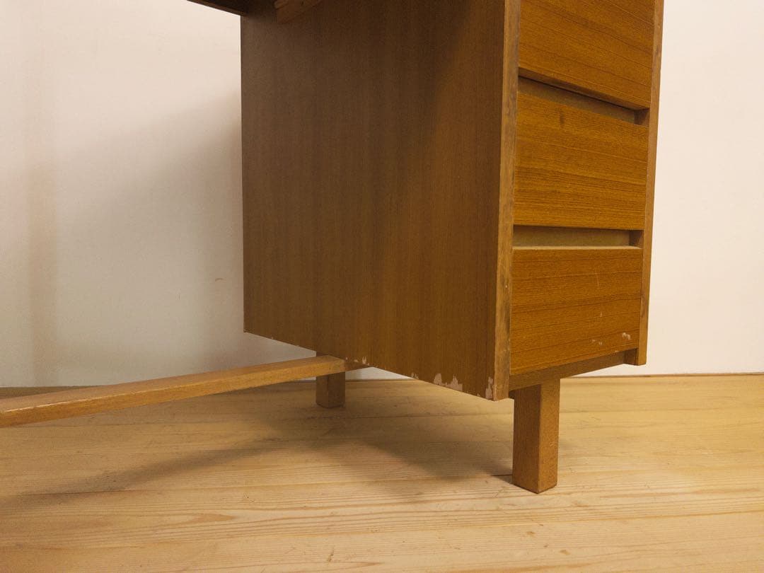 机　デスク　作業机　M073　古道具　古家具　ビンテージ　アンティーク　レトロ