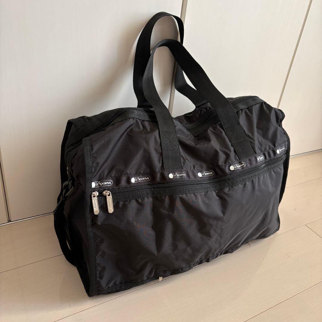 美品　レスポートサック　ボストンバッグ　ブラック　旅行カバン