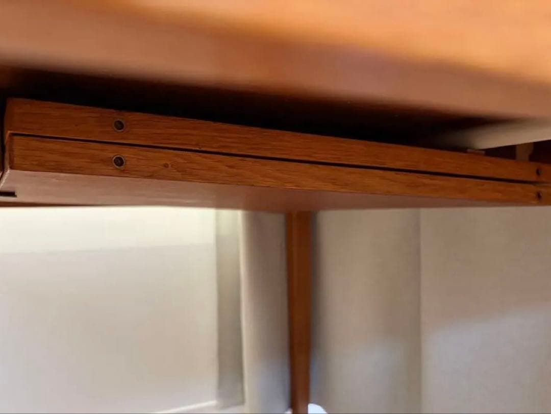 北欧ヴィンテージ デンマーク エクステンション ダイニングテーブル ドローリーフ