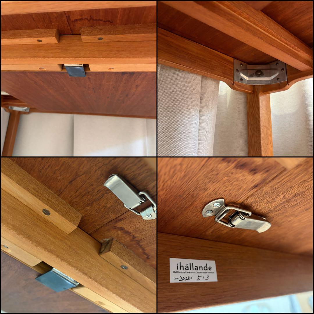 北欧ヴィンテージ デンマーク エクステンション ダイニングテーブル ドローリーフ