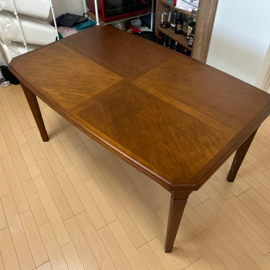 Miniマルニ木工ダイニングテーブル　幅137×奥87×高68cm 送料込