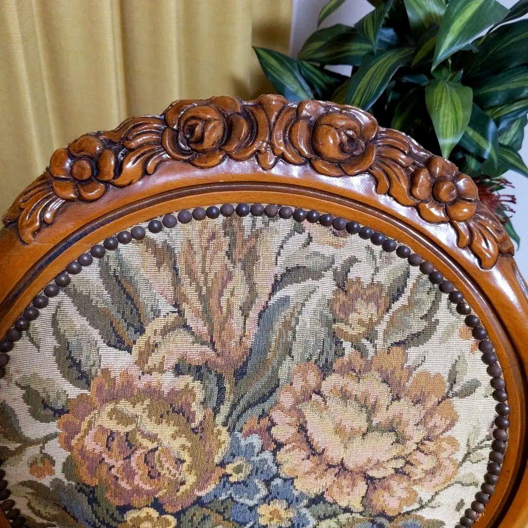 アンティーク　チェア　ゴブラン織りフランス製