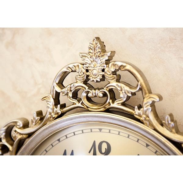 アンティーク調 高級 壁掛け時計【無音連続秒針付】ゴージャス ビクトリアンパレス