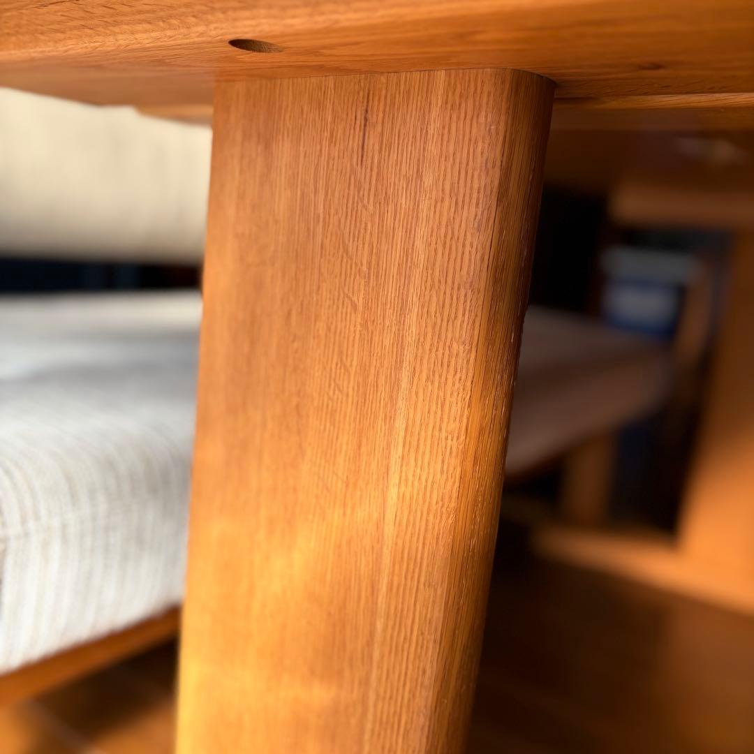 【NAGANOインテリア製・総無垢ダイニングテーブル】