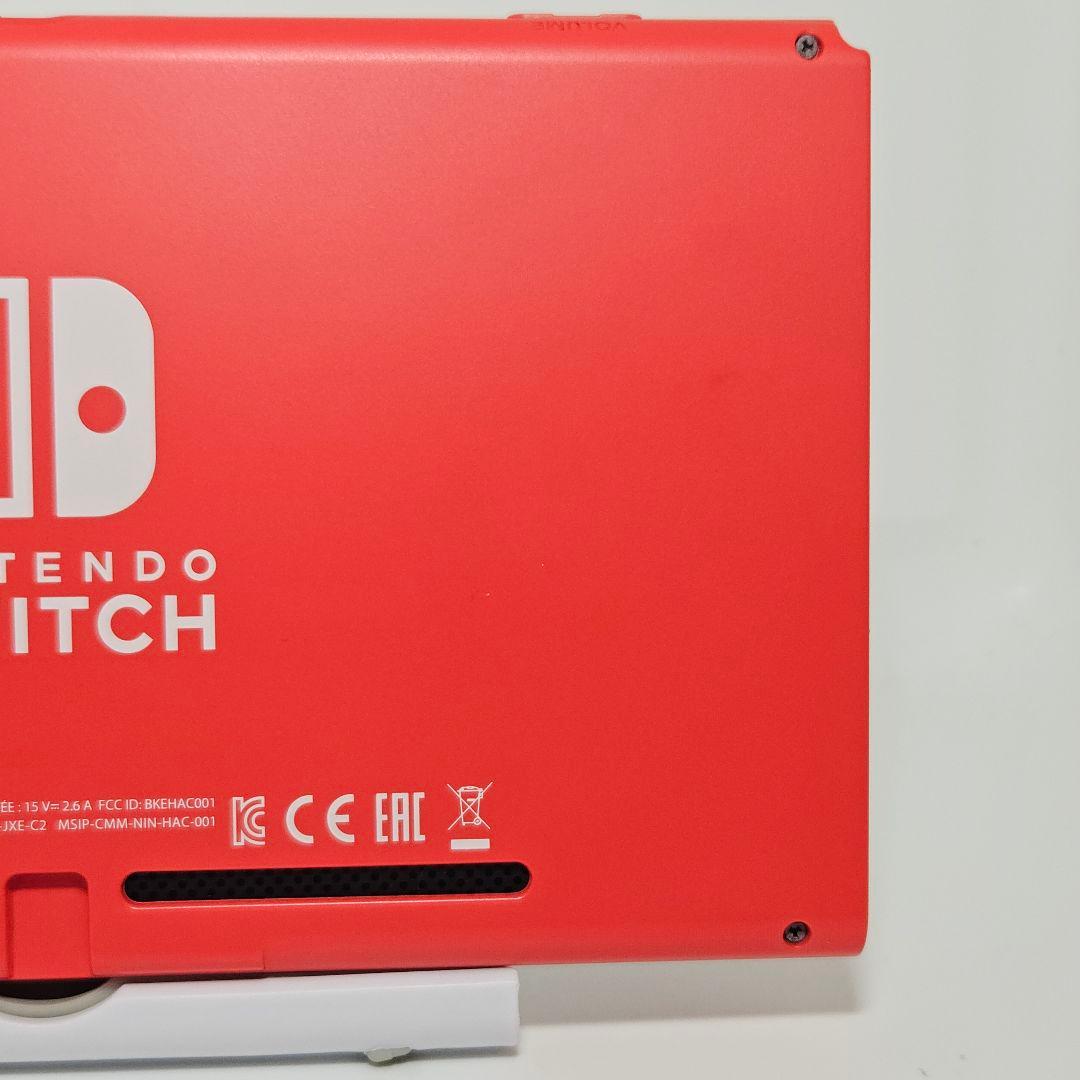 極美品 動作品 マリオレッド×ブルー スイッチ HAC-001(-01) 本体