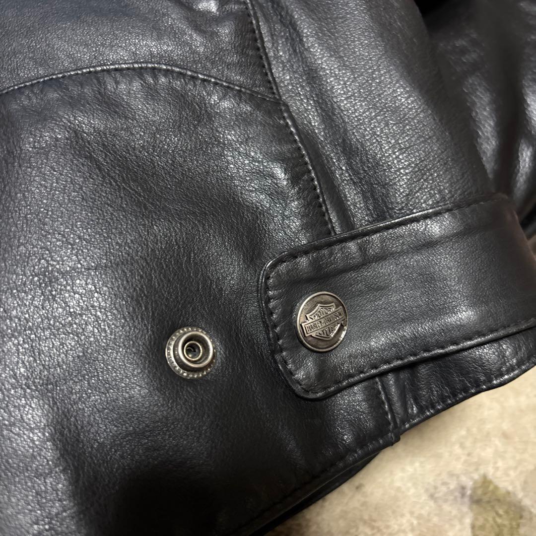 【美品】HARLEY-DAVIDSON レザージャケットライダース　size L