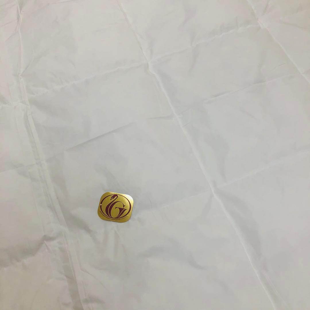 合掛け 羽毛布団 シングル ニューゴールドラベル 日本製 春 秋 用