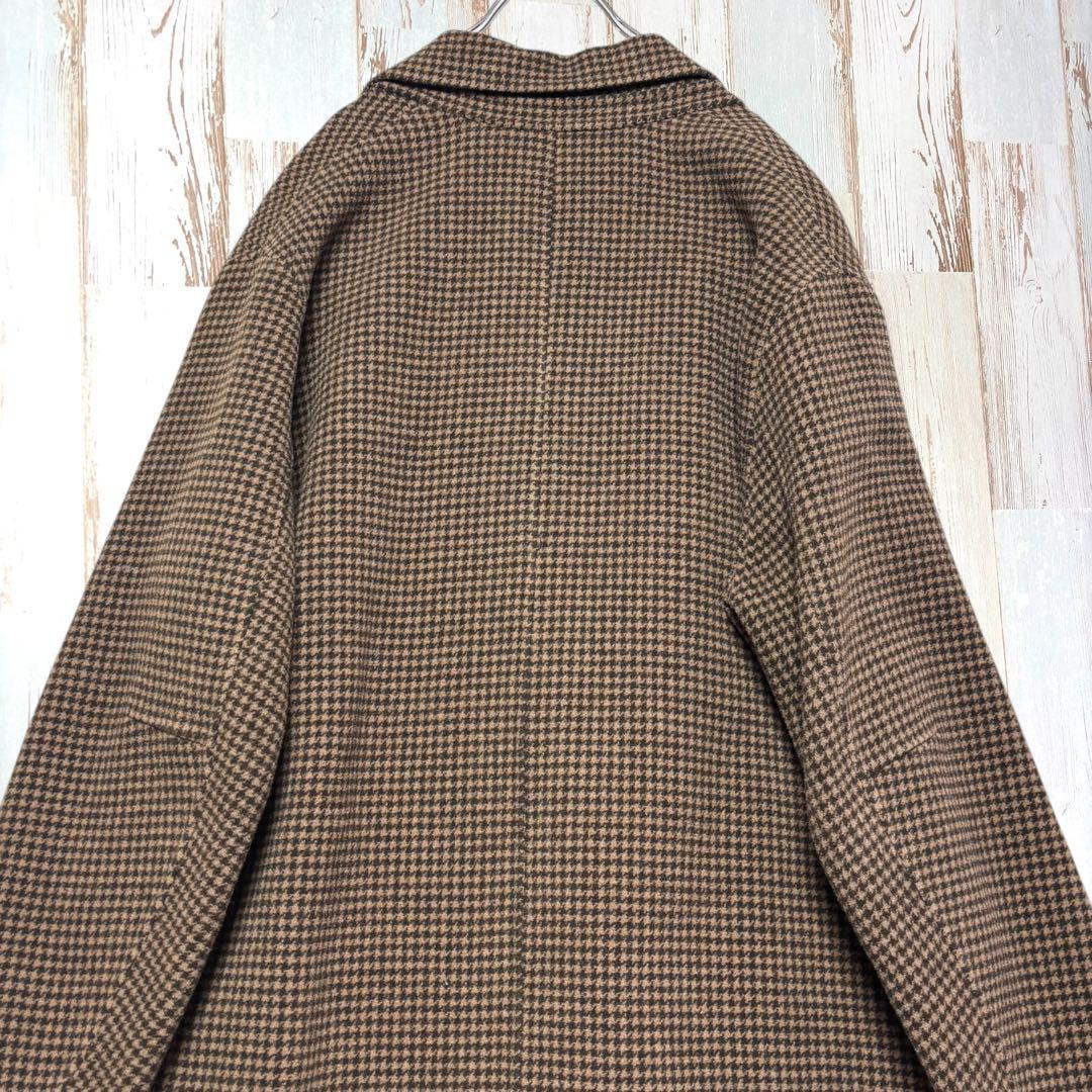 【人気完売品✨】TODAYFUL オーバーチェックコート 38 ウール ロング