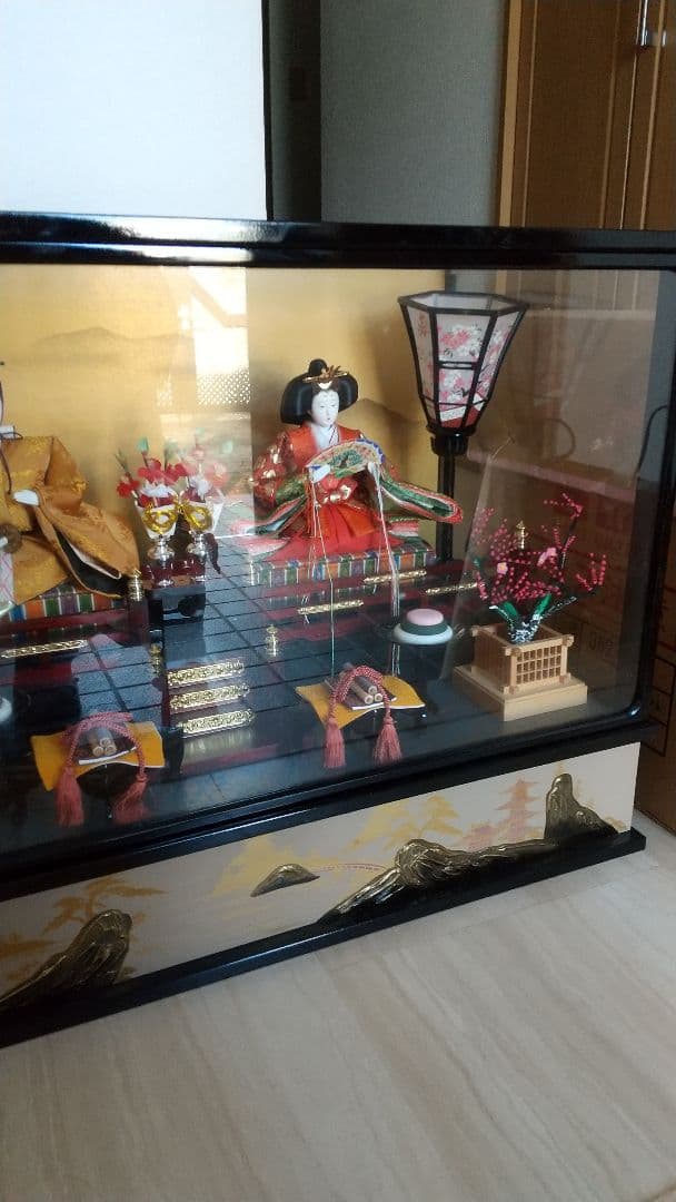 雛人形 ケース入り 伝統的装飾