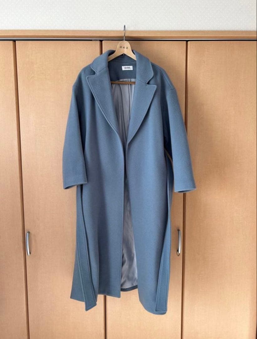 SNIDEL ウエストマークウールコート