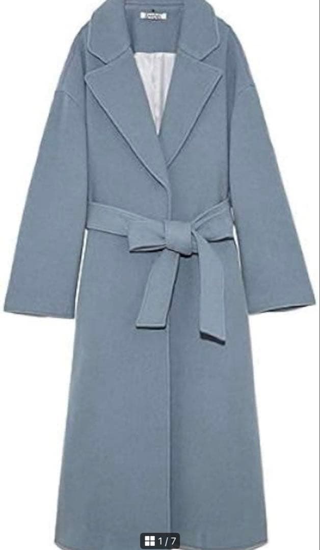 SNIDEL ウエストマークウールコート