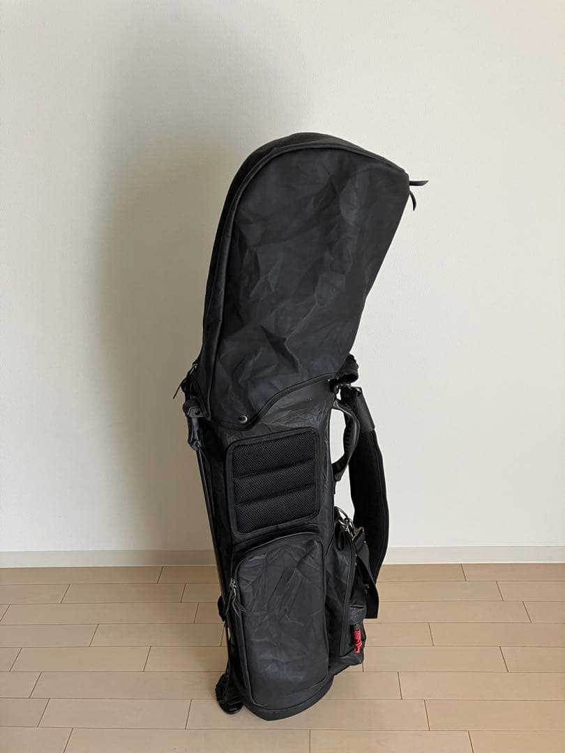 ★希少★☆MANIUNO マニウノ☆ 軽量レザー スタンド式キャディバッグ