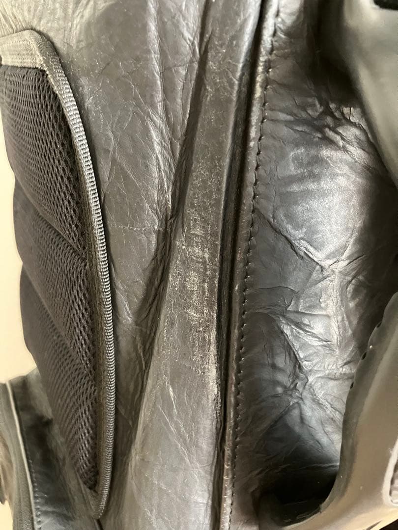 ★希少★☆MANIUNO マニウノ☆ 軽量レザー スタンド式キャディバッグ