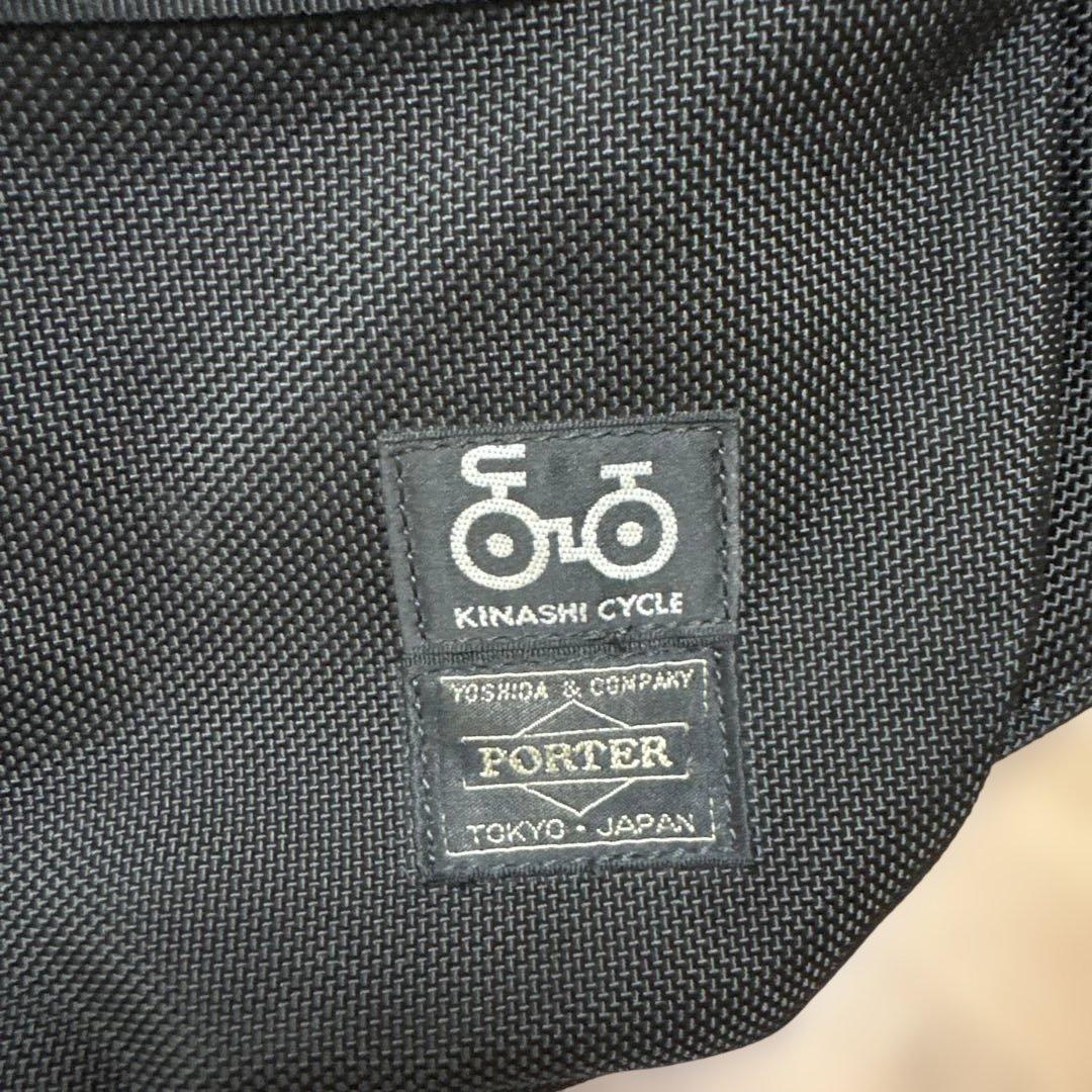 【希少】木梨サイクル　ポーター PORTER コラボボディバッグ