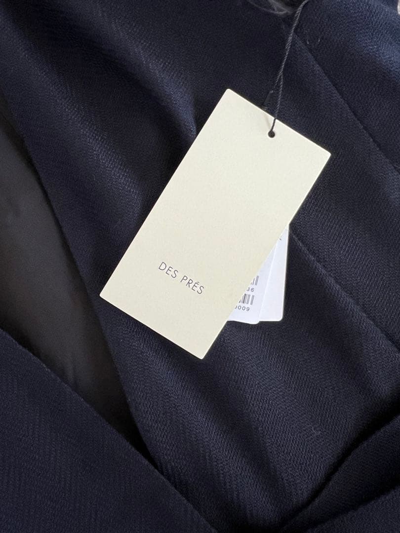 DES PRES デプレ　 ブライトツイード アシンメトリーオールインワン　36