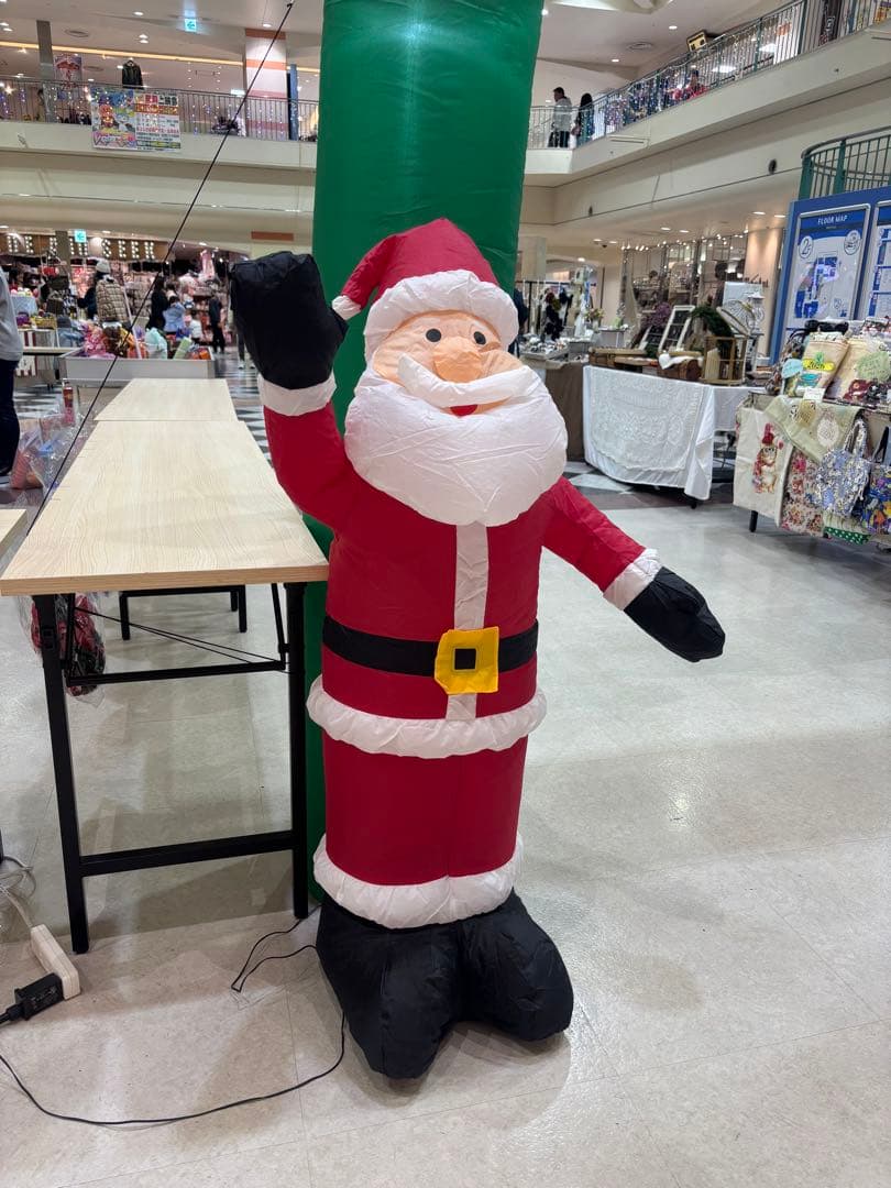 クリスマス インフレータブルアーチ サンタ