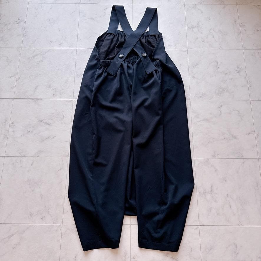 22SS　極美品　タオ　コムデギャルソン サルエルパンツ　ジャンプスーツ　濃紺M