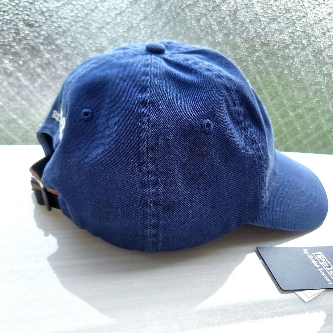 美品⭐ポロラルフローレン ポロベア刺繍 ベースボールキャップ 水色