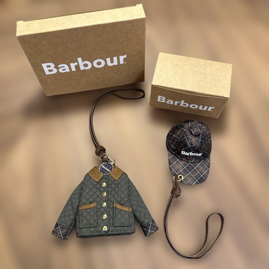 Barbour ジャケット型キーホルダーセット