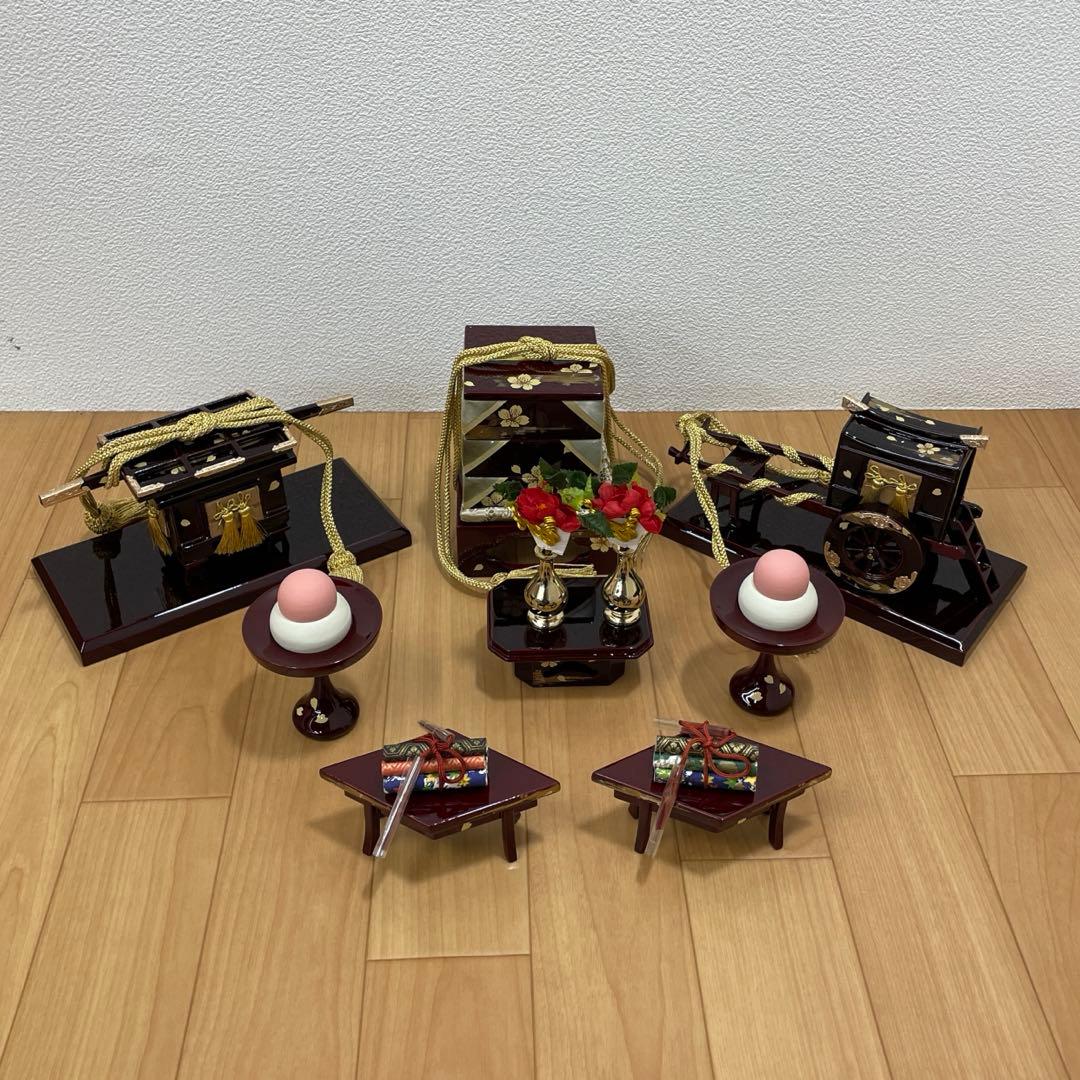 雛人形　桃の節句　雛道具　プラチナ桜