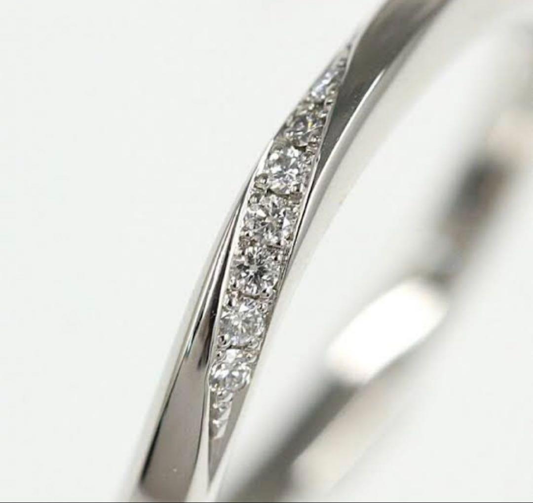 俄 ニワカ NIWAKA 朝葉プラチナ950ダイヤモンドリング9号