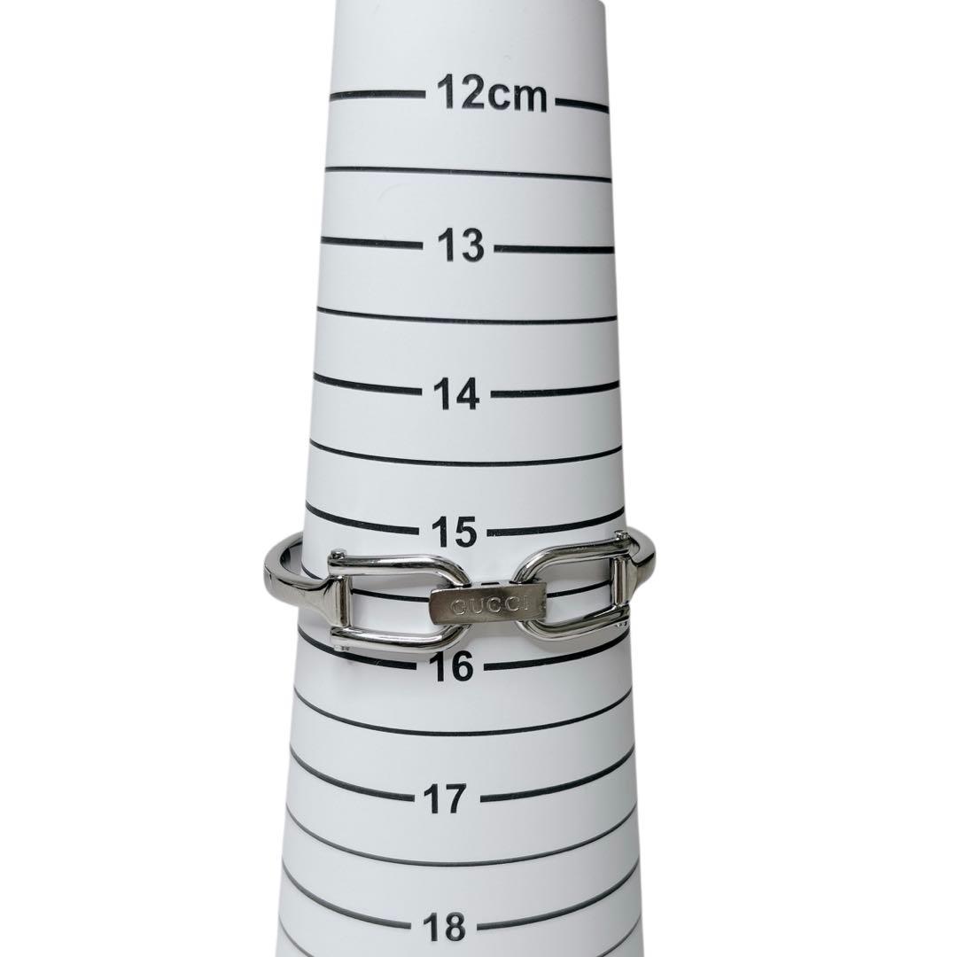 電池新品　GUCCI バングルウォッチ 1500L 黒文字盤 シルバー 箱付