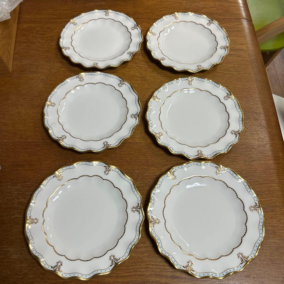 ロイヤルクラウンダービー　ロンバディ　プレート　　6枚セット