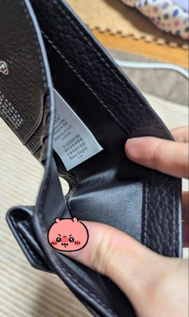 新品未使用品Maison Margielaレザー 二つ折り財布