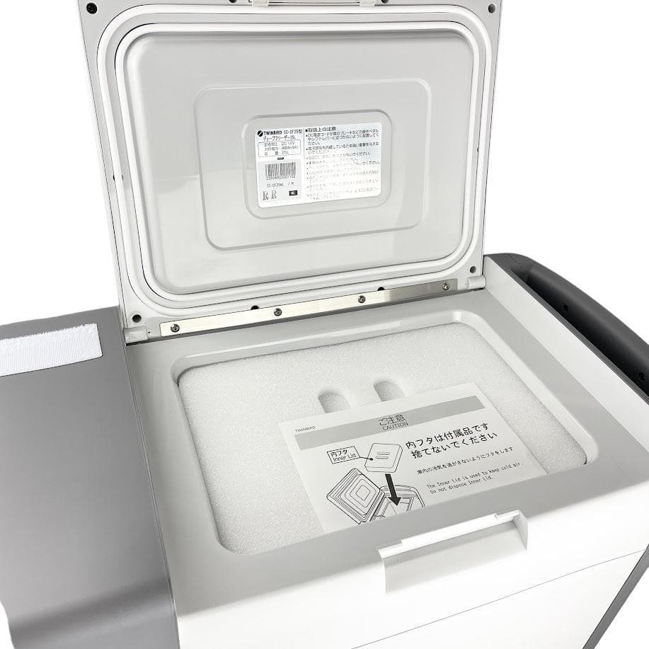 未使用●TWINBIRD●ポータブル冷凍冷蔵庫 DEEP FREEZER 25L