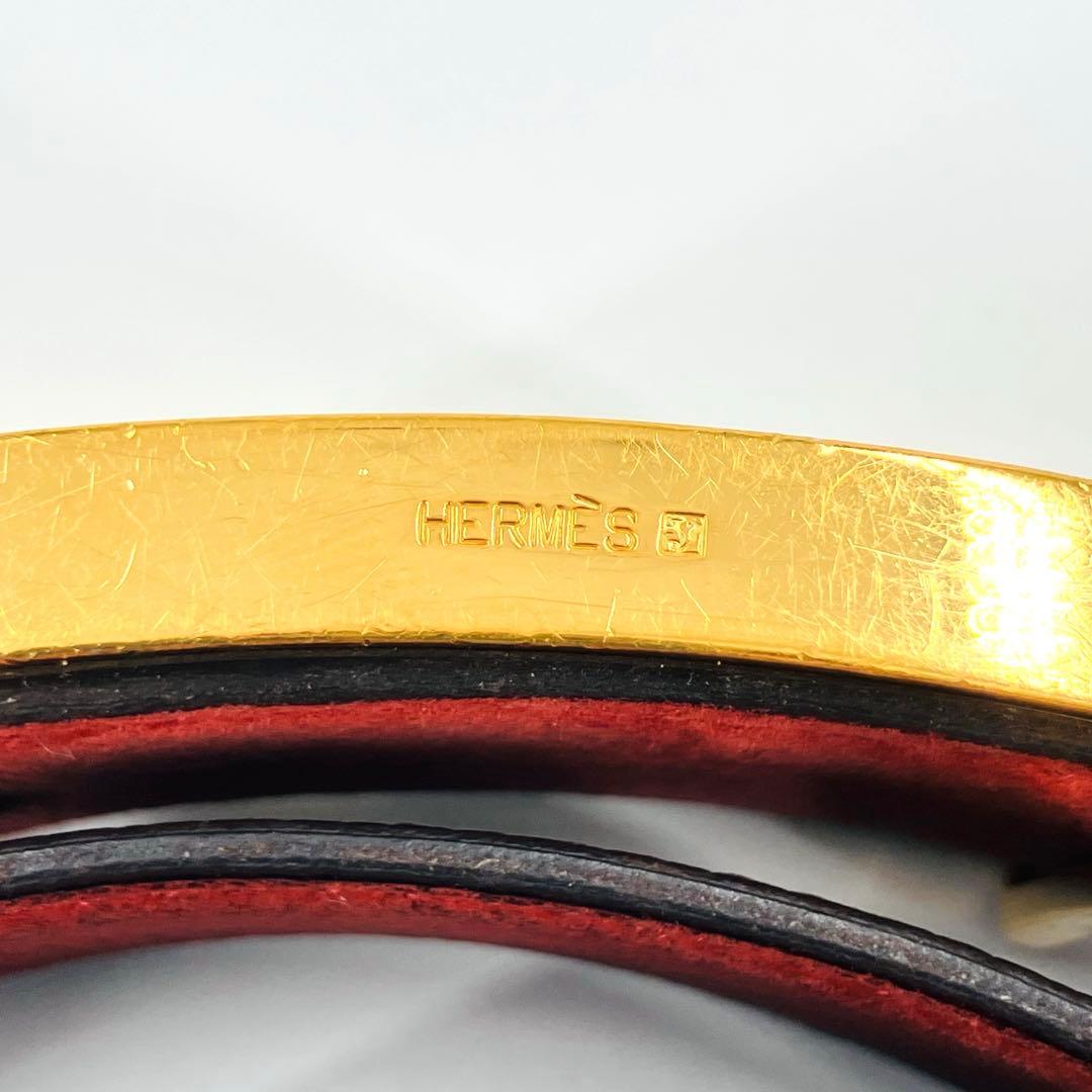 エルメス HERMES ベルト シェーヌダンクル リバーシブル サイズ90