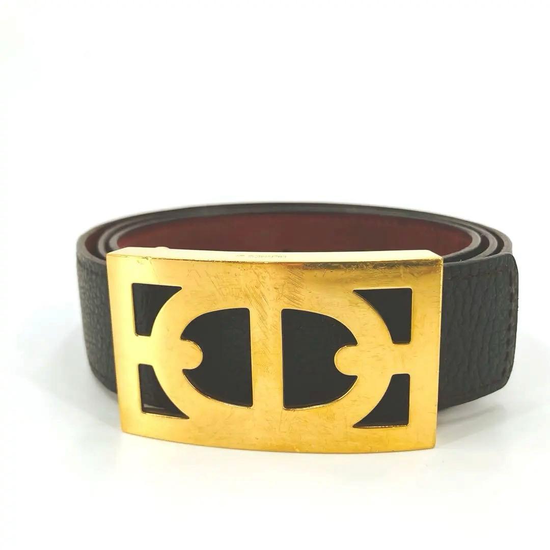 エルメス HERMES ベルト シェーヌダンクル リバーシブル サイズ90